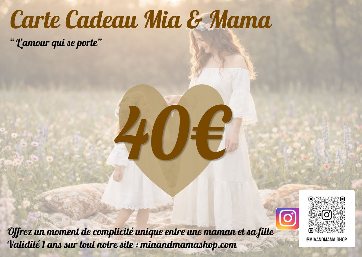 Carte cadeau Mia & Mama